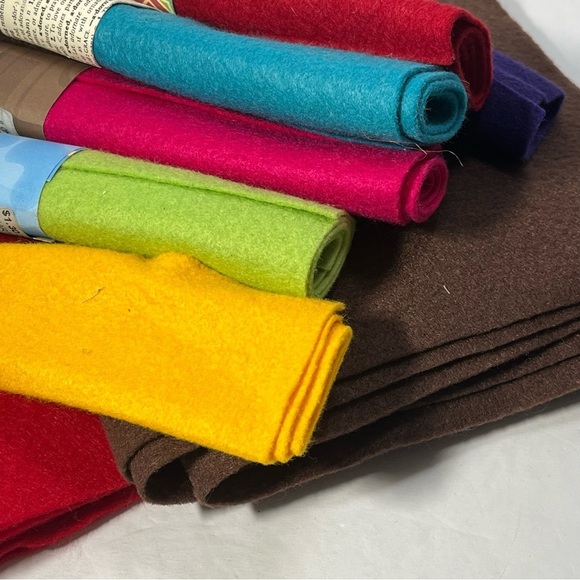 Lot of Felt Yardage Pieces‎ Crafting Multicolor Create Crafts - Picture 4 of 4